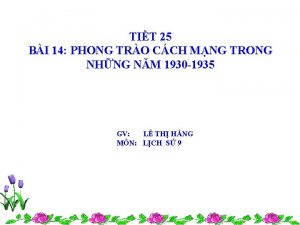 TIT 25 BI 14 PHONG TRO CCH MNG