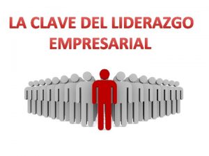 LA CLAVE DEL LIDERAZGO EMPRESARIAL I LA CLAVE