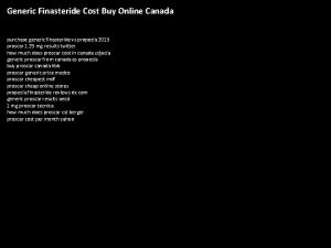 Generic Finasteride Cost Buy Online Canada purchase generic