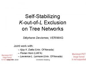 SelfStabilizing KoutofL Exclusion on Tree Networks Stphane Devismes