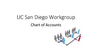 UC San Diego Workgroup Chart of Accounts Chart