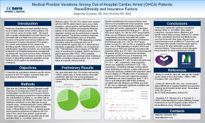 Medical Practice Variations Among OutofHospital Cardiac Arrest OHCA