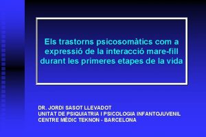 Els trastorns psicosomtics com a expressi de la