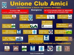 Unione Club Amici La Federazione a favore del