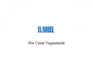 Por Csar Negueruela El rabel es un instrumento