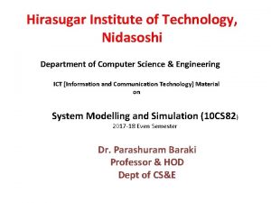 Hirasugar Institute of Technology Nidasoshi Department of Computer