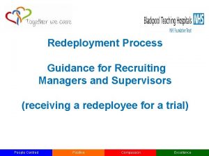 Redeployment Process Guidance for Recruiting Managers and Supervisors