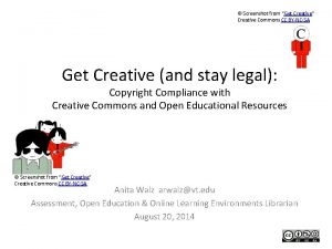 Screenshot from Get Creative Creative Commons CC BYNCSA