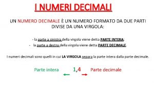 Addizioni e sottrazioni con i numeri decimali