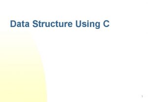 Data Structure Using C 1 Applications of Stacks