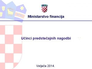 Ministarstvo financija Uinci predsteajnih nagodbi Veljaa 2014 Stanje