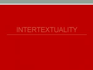 Calque intertextuality