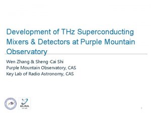 Development of THz Superconducting Mixers Detectors at Purple