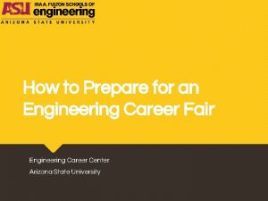 How to Prepare for an Engineering Career Fair