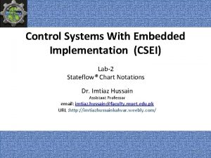 Control Systems With Embedded Implementation CSEI Lab2 Stateflow