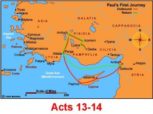 Acts 13 14 Antioch Serving the Lord Acts