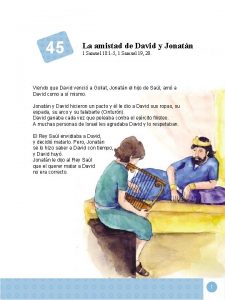 45 La amistad de David y Jonatn 1