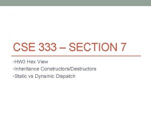 CSE 333 SECTION 7 HW 3 Hex View
