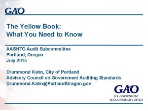 The Yellow Book What You Need to Know