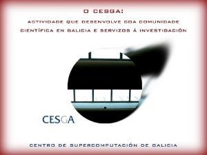 misin Promover servicioscomunes de apoyo a la investigacin