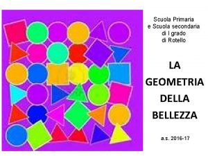 Scuola Primaria e Scuola secondaria di I grado