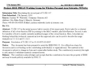 17 th January 2011 doc IEEE 802 15