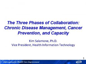 The Three Phases of Collaboration Chronic Disease Management