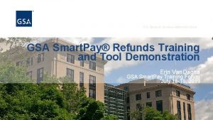 U S General Services Administration GSA Smart Pay