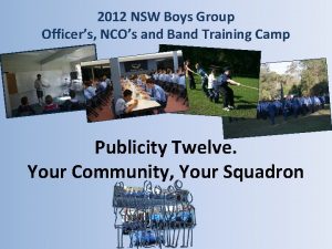 2012 NSW Boys Group Officers NCOs and Band