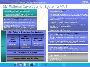 IBM Software Group Rational software IBM Rational Developer