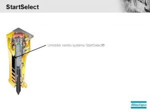 Start Select Umstn ventilu systmu Start Select Start