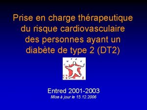 Prise en charge thrapeutique du risque cardiovasculaire des