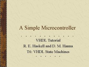 Haskell microcontroller