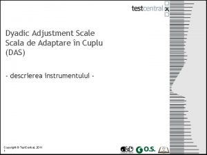 Dyadic Adjustment Scale Scala de Adaptare n Cuplu