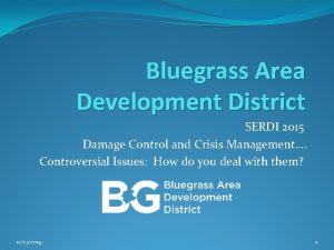 Bluegrass Area Development District SERDI 2015 Damage Control