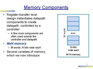 Registertransfer level design instantiates datapath components to create