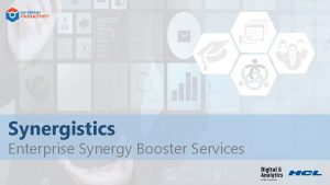 Synergistics Enterprise Synergy Booster Services EP Service Offerings