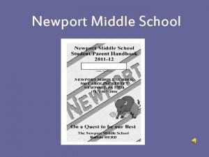 Newport Middle School The Quest Newport Middle School