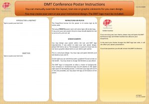 DMT Conference Poster Instructions You can manually override