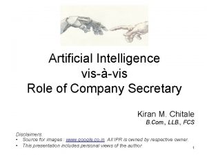 Artificial Intelligence visvis Role of Company Secretary Kiran