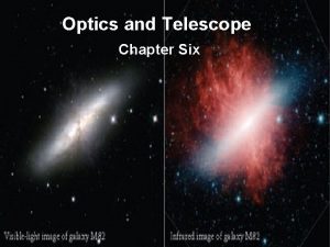 Optics and Telescope Chapter Six ASTR 111 003