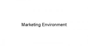 Marketing Environment Mc Donalds https www youtube comwatch