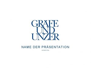 NAME DER PRSENTATION UNTERTITEL AGENDA SUBHEADLINE BEI BEDARF