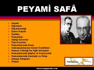 PEYAM SAF v v v v Hayat renimi