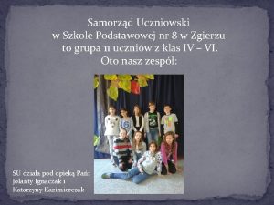 Samorzd Uczniowski w Szkole Podstawowej nr 8 w