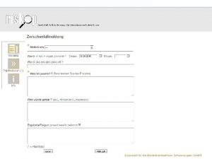 CIRS Critical Incident Reporting System Analyse klinischer BeinaheZwischenflle