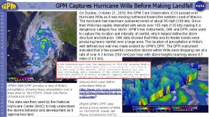 GPM Captures Hurricane Willa Before Making Landfall On