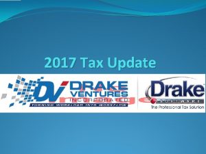 2017 Tax Update This Course will Cover Tax