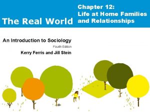 The Real World An Introduction to Sociology Fourth