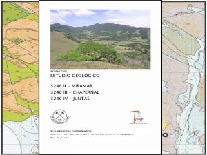 Cooperacin tcnica geolgica Repblica Checa y Costa Rica